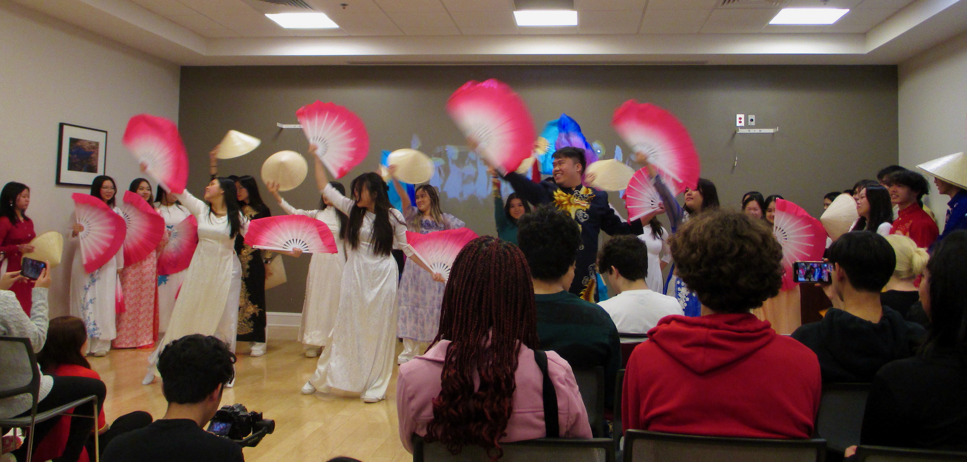 Students in a Vietnamese New Year Celebration