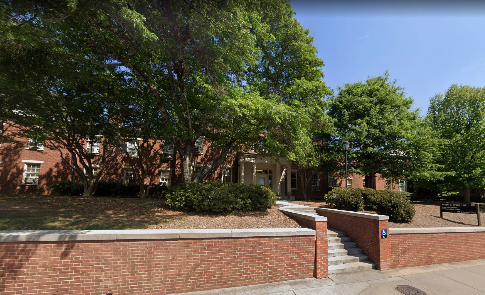 Photo of the exterior of Joe Brown Hall at UGA