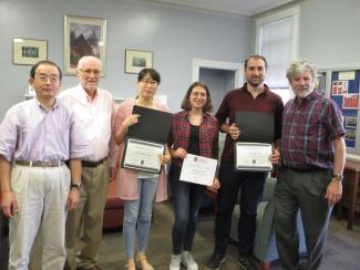 Spring TA Award- Dr. Mori, Dr. Spariosu, Ms. Kim, Ms. Safak, Mr. Vlad Jecan, Dr. Joel Black