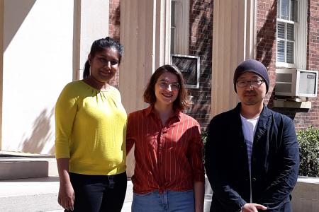 Sabnam Ghosh, Meltem Safak, and Kihoon Kim 2019 Outstanding Teaching Award Winners